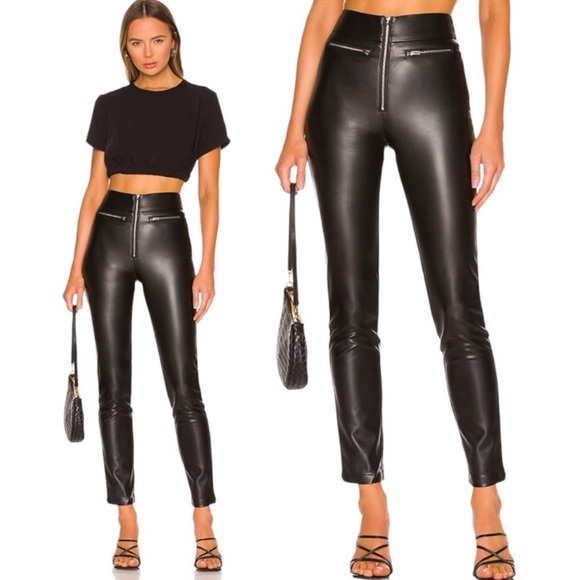 superdown Pants - Superdown Adonia Zipper Front Pant in Black NWOT